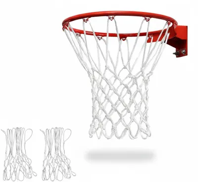 Produktbild von InAndOutdoorMatch - Basketballnetz - Set von 2 - Weiß, KI-generiertes Bild