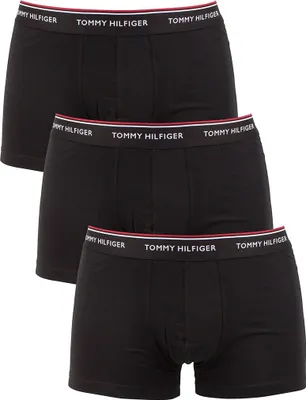 Produktbild von Tommy Hilfiger Herren 3 Pack Premium Essentials Trunks, Schwarz M