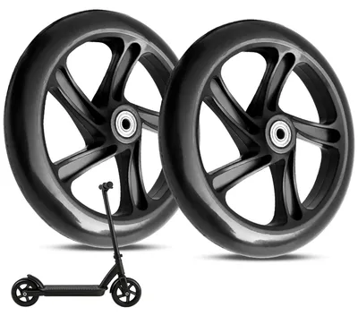 Immagine prodotto di Set di 2 ruote per scooter con cuscinetti ABEC-9, diametro 200 mm