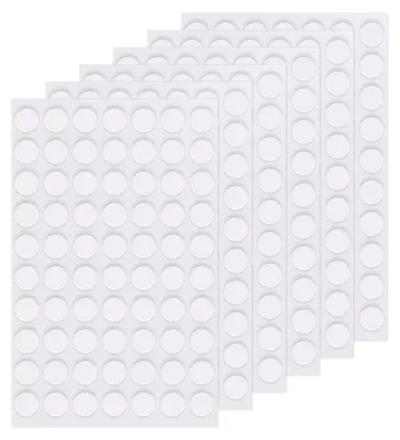 Productafbeelding van Dubbelzijdige Plakpunten - Transparante Stickers - Decoratie Bevestigen - Spoorloos Verwijderbaar - 420 Stuks 20mm - Transparant
