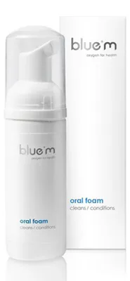 Produktbild von Bluem Sanfter Mundschaum 50 ml für eine gründliche Mundpflege und Zahnreinigung