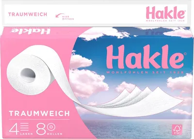 Produktbild von Hakle Traumweich (4-lagig, 8 Rollen)