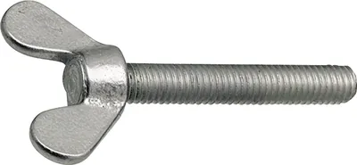 Produktbild von DIN316 M12x 30 verzinkt Flügelschraube - Kopf aus Temperguss