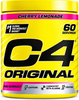 Zdjęcie produktu dla Cellucor C4 Original 390-414 g lemoniada wiśniowa / Stymulanty przedtreningowe / Doskonała przedtreningówka z ulepszoną formułą