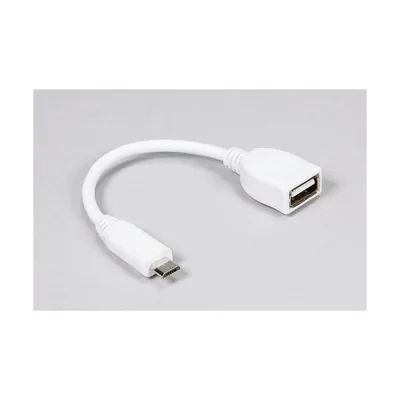 Immagine prodotto di EB84402 - Cavo da USB A femmina a Micro USB maschio per Raspberry Pi, 8 cm, bianco