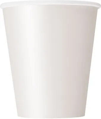 Produktbild von Vera Einweg-Pappbecher, weiß, 266 ml