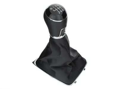 Produktbild von VW Golf VII 2012 - Schwarzer Schaltknauf + Schaltsack für 6 Gänge