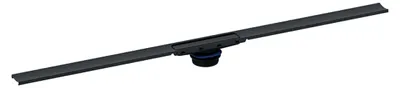 Produktbild von Geberit Duschrinne, CleanLine30, 30-130cm, für bodenebene Duschen, schwarz, 1 Stk.