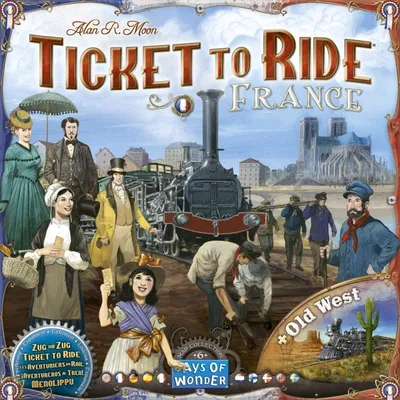 Zdjęcie produktu dla ASM Ticket to Ride France DOW0009 - Asmodee DOW0009 - (Zabawki / Gry planszowe / karciane, logiczne)