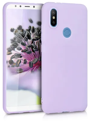 Produktbild von kwmobile Handyhülle für Xiaomi Mi 6X / Mi A2 Hülle - TPU Case - Kabelloses Laden - Schutzhülle Cover in Lavendel