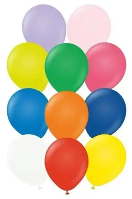 Image de Ballons Standard assortis, 100 pièces - Godan