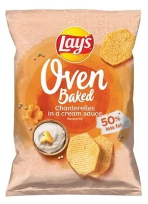 Obrázok produktu pre Lay's Pečené chipsy s príchuťou lišiek a smotany, 110 g