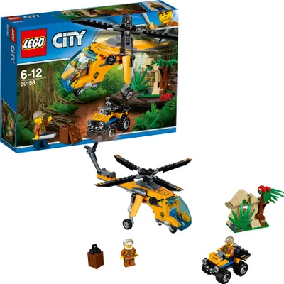 Produktbild von LEGO® City Dschungel-Frachthubschrauber 60158