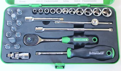 Produktbild von SALTUS Knarrenkasten 28-tlg Ratschenkasten S…