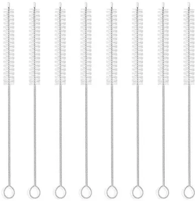 Produktbild von Riejesbrush 8er Set - Lange Flaschenbürsten für gründliche Reinigung