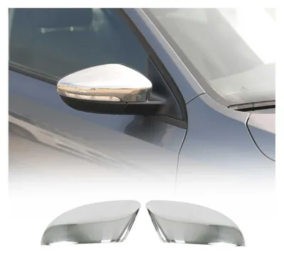 Image de Coques de Rétroviseurs pour VW Beetle 2011-2019 en Acier Inoxy Chromé Argent