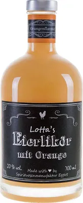 Produktbild von Lotta´s Eierlikör mit Orange  | 0,7 l. Flasche