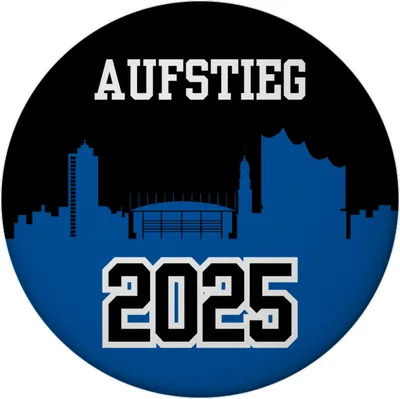 Produktbild von Hamburg Skyline Aufstieg 2025 Magnet für Fußballfans