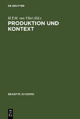 Produktbild von Produktion und Kontext
