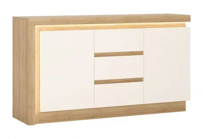 Image de Commode moderne avec tiroirs et portes pour le salon Lyon