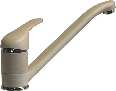 Produktbild von Einhebel Küchenarmatur Spültischarmatur Spüle Armatur  granit/beige Niederdruck