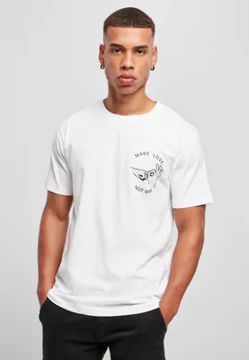 Produktbild von Mister Tee T-Shirt Make Love Tee White-XS