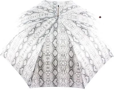 Produktbild von Knirps Stockregenschirm Regenschirm Long AC Python Grey grau