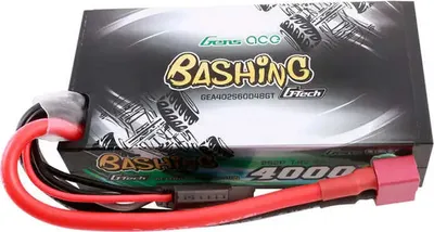 Produktbild von LiPo Gens ace G-Tech 4000mAh 2S2P 7,4V 60C Akkupack
