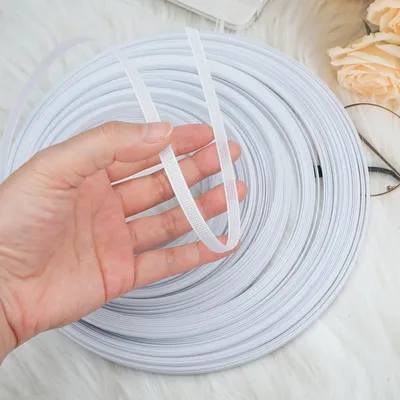 Produktbild von Polyester Korsettstäbe Nähzubehör - 50 Meter 6 mm - für Reifröcke und Brautkleider - Fischbein und Stützstreifen