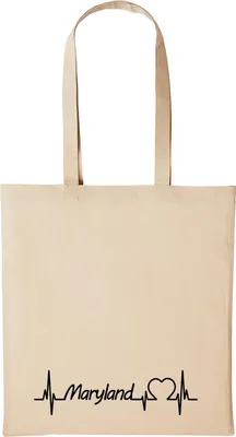 Produktbild von Huuraa Baumwollbeutel Maryland Geschenk Einkaufstasche Natural 10 Liter Baumwolle Maryland Accessoire