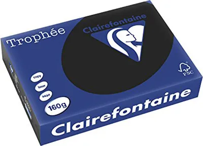 Obrázek produktu pro Clairalfa Multifunktionspapier Troph‚e A4, 160 g/qm, schwarz