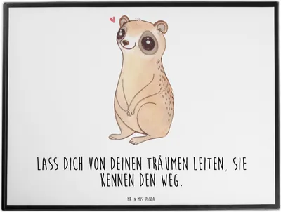 Produktbild von Mr. & Mrs. Panda Schreibunterlage Plumplori Glücklich - Weiß - Geschenk, Lustige Sprüche, schreibauflage, Niedlich, Unterlage Schreibtisch, schreibtischunterlagen, Glück