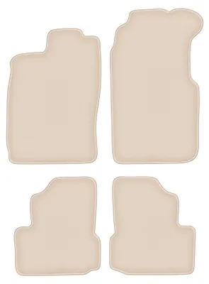 Image de Tapis de sol en moquette pour Saab 900 II 1994-1995 (cabriolet) – jeu 4 pièces, beiges, sur mesure – Wielganizator FORTUNA