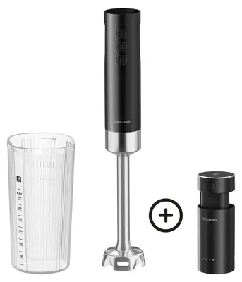Zdjęcie produktu dla ZWILLING 1030457, Mikser ręczny, Czarny, 0,6 l, BLDC, Kopolimer akrylonitrylo-butadieno-styrenowy (ABS), 250 W