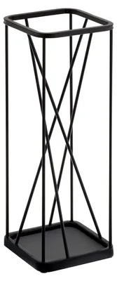 Produktbild von Regenschirmständer, schwarz, Stahl, minimalistisch, 17 x 17 x 45,5 cm