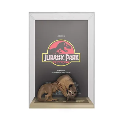 Productafbeelding van Jurassic Park - Tyrannosaurus Rex & Velociraptor 03 - Funko Pop! Vinyl figuur, gebaseerd op film posters