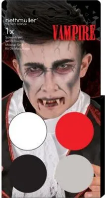 Produktbild von Schmink Set Aqua Vampir/Dracula - Amscan 9911690