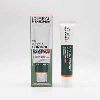 Produktbild von L’Oréal Paris Men Expert Gesichtspflege Derma Control Oil-Control Feuchtigkeitspflege LSF 30