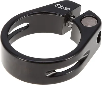 Imagen del producto de Abrazadera para tija de sillín de aluminio, de 34,9 mm, ajustable, disponible en 5 colores, para bicicletas
