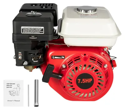 Productafbeelding van Benzinemotor, 7,5 pk vermogen, 4-takt technologie, rood