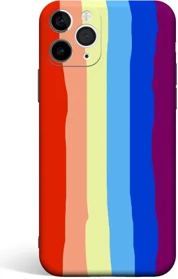 Produktbild von König Design Hülle kompatibel mit Apple iPhone 12 Pro Kunststoff Soft Handyhülle - Handy Case Mehrfarbig