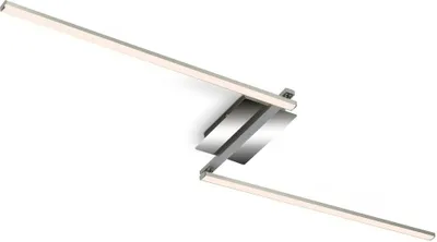Obrázek produktu pro LED stropní svítidlo Otočné Teplé bílé světlo Kov ve stříbrné barvě 143,6 cm