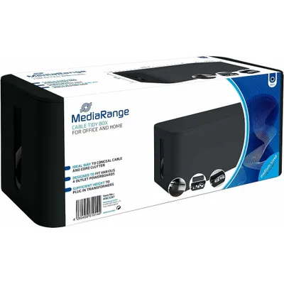 Immagine prodotto di MediaRange Kabelbox medium 318x126x135mm schwarz
