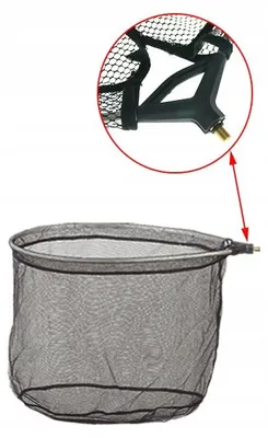 Produktbild von Jaxon PL-ACF6555B Kescherkopf Gummierter Kescher 55x65cm