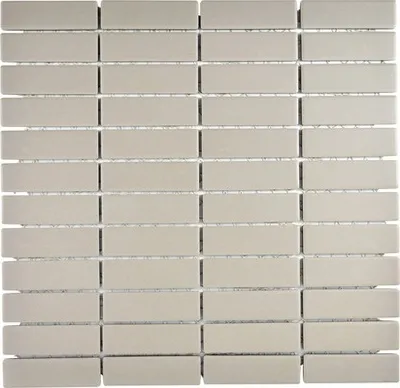 Produktbild von Keramikmosaik CU ST 001 28,65x29,5 cm grau