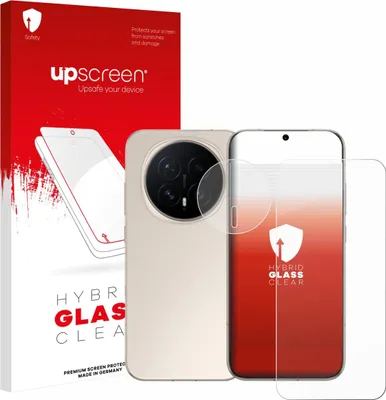 Produktbild von upscreen Schutzglas für Honor Magic 8 (Display+Kamera) Schutzfolie Panzer Folie Glas Display Schutz klar