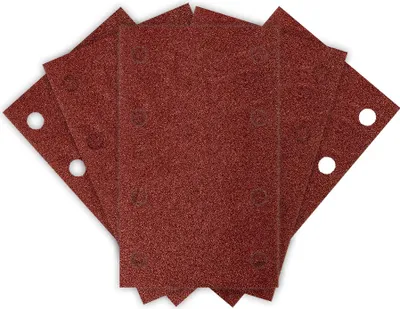 Image de NEO TOOLS Set de papier abrasif P80 5 pces - Système auto-agrippant efficace pour le bois, le métal et le placoplâtre