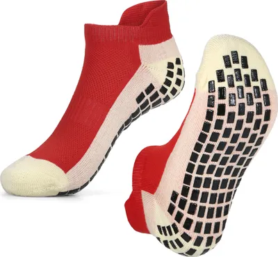 Zdjęcie produktu dla Oddychające skarpety piłkarskie Antypoślizgowe skarpety sportowe Krótkie skarpety sportowe dla mężczyzn Kobiety Joga Piłka nożna Siłownia