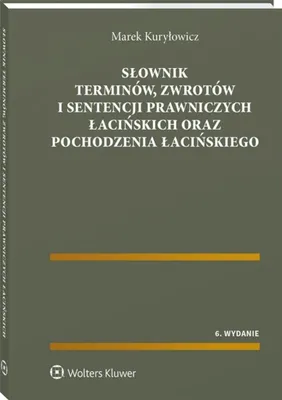 Immagine prodotto di Slownik terminow, zwrotow i sentencji prawniczych lacinskich oraz pochodzenia lacinskiego
