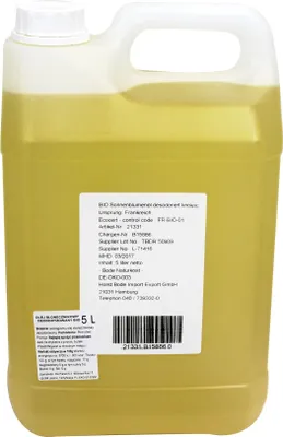 Produktbild von Geruchloses -Sonnenblumenöl 5 L – Horeca
